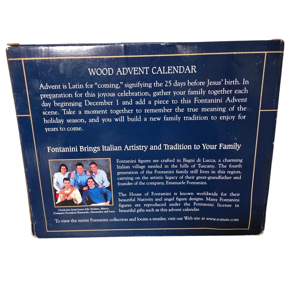 Fontanini wood advent